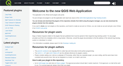 Desktop Screenshot of plugins.qgis.org