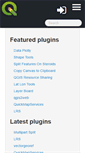 Mobile Screenshot of plugins.qgis.org